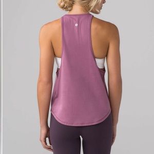 lululemon Sweat Date Singlet - Figue - size 8